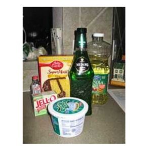 Midori Bundt Cake Ingredients