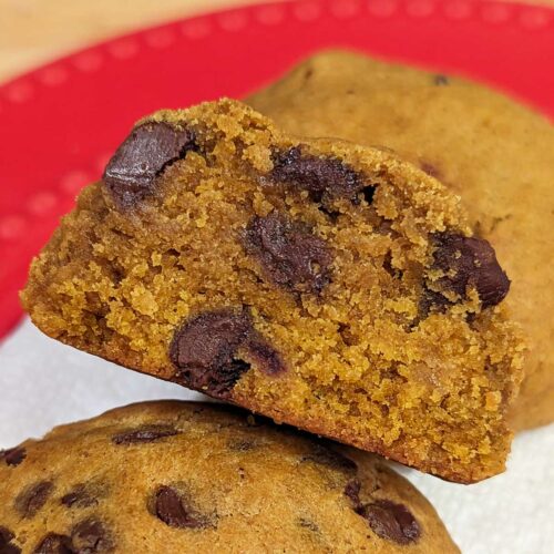 Dark and Chewy Pumpkin Cookies