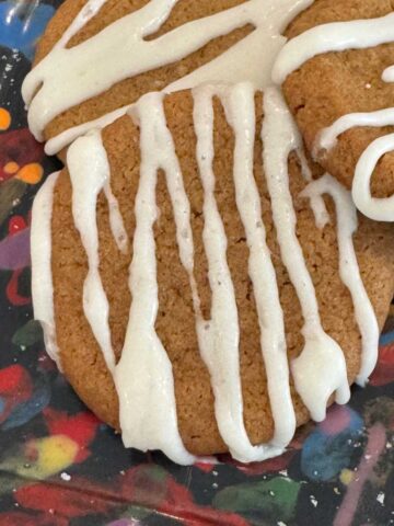 Frosted Molasses Cookies