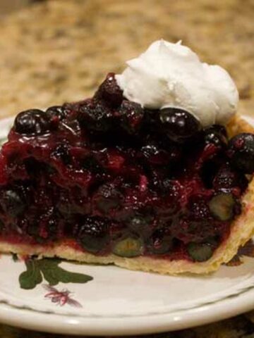 Best Blueberry Pie Slice