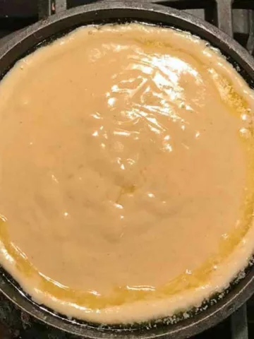 Small Batch Cast Iron Skillet Cornbread Batter