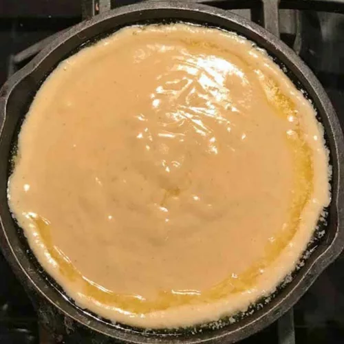 Small Batch Cast Iron Skillet Cornbread Batter