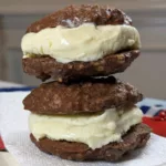 Chocolate Banana Oatmeal Ice Cream Sandwiches