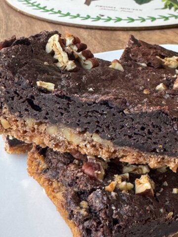 Crunch Crust Brownies recipe that calls for brownies mix.