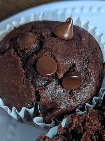 Oat Fiber Chocolate Muffins