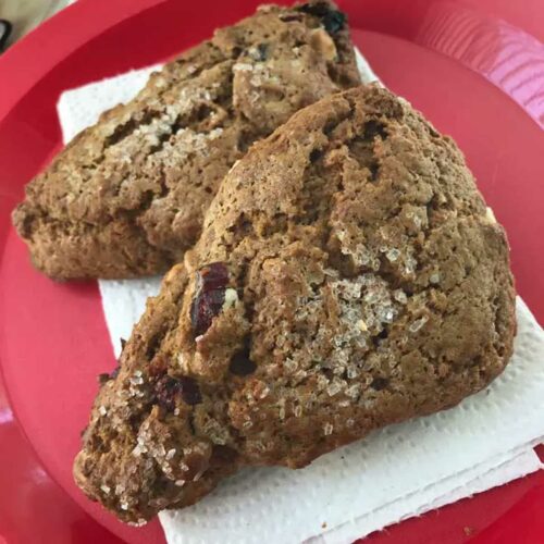 Small Batch Gingerbread Scones