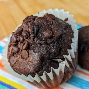 Coconut Oil Chocolate Muffins