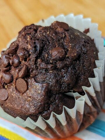 Coconut Oil Chocolate Muffins