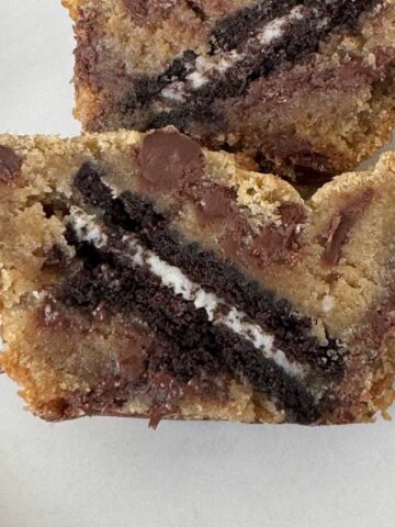 Oreo Stuffed Chocolate Chip Cookies