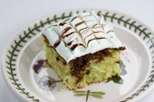 St. Patrick's Day Mint Cake