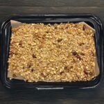 How to make chunky granola by baking at a low temperature for a long time.