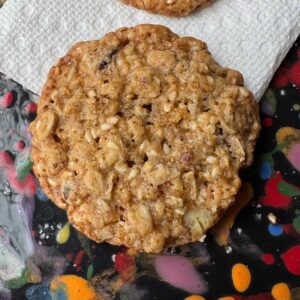 Oat, Sesame, Flaxseed Cookies