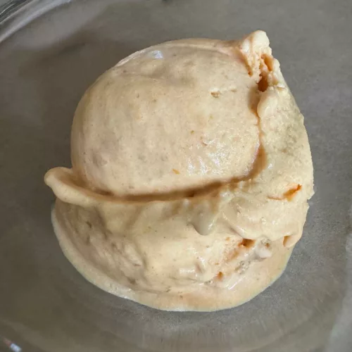 Pumpkin Pie Ice Cream with graham crackers or Gingerbread Oreos.