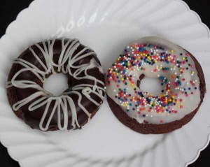 chocolate cake dougnuts