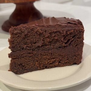 Dark Brown Sugar Chocolate Cake adapted from Rick Bayless