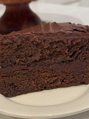 Dark Brown Sugar Chocolate Cake adapted from Rick Bayless