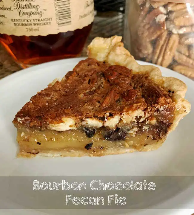 Bourbon Chocolate Pecan Pie - Cookie Madness