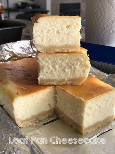 Loaf Pan New York-Style Cheesecake Recipe 