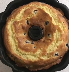 Blueberry Lime Pound Cake - Cookie Madness