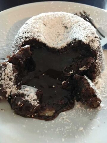 Chocolate Molten Lava Cake for Two