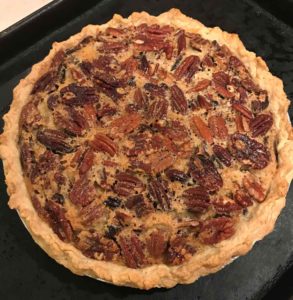 less sweet pecan pie