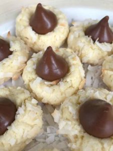 Hershey's Kisses Coconut Macaroons