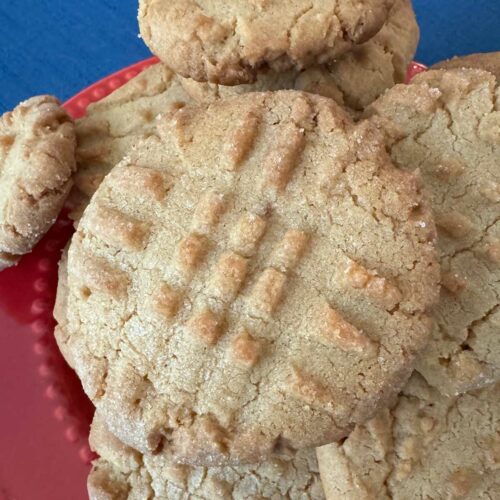 School Lunch PEanut Butter Cookies