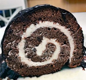 Hot Cocoa Cake Roll