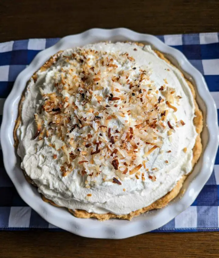 Coconut Cream Pie with Half & Half - Cookie Madness