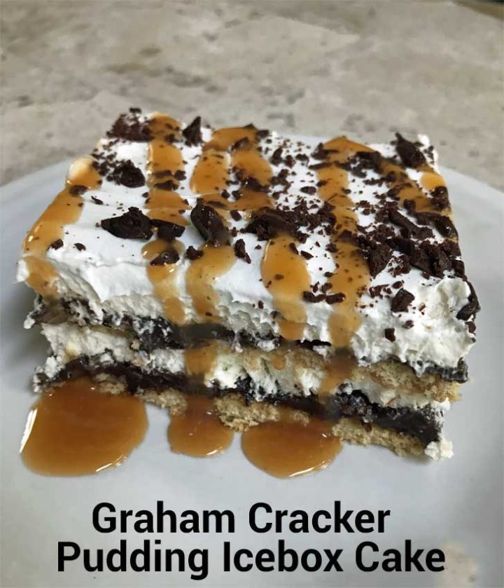 Graham Cracker Pudding Icebox Cake Recipe Cookie Madness 4680