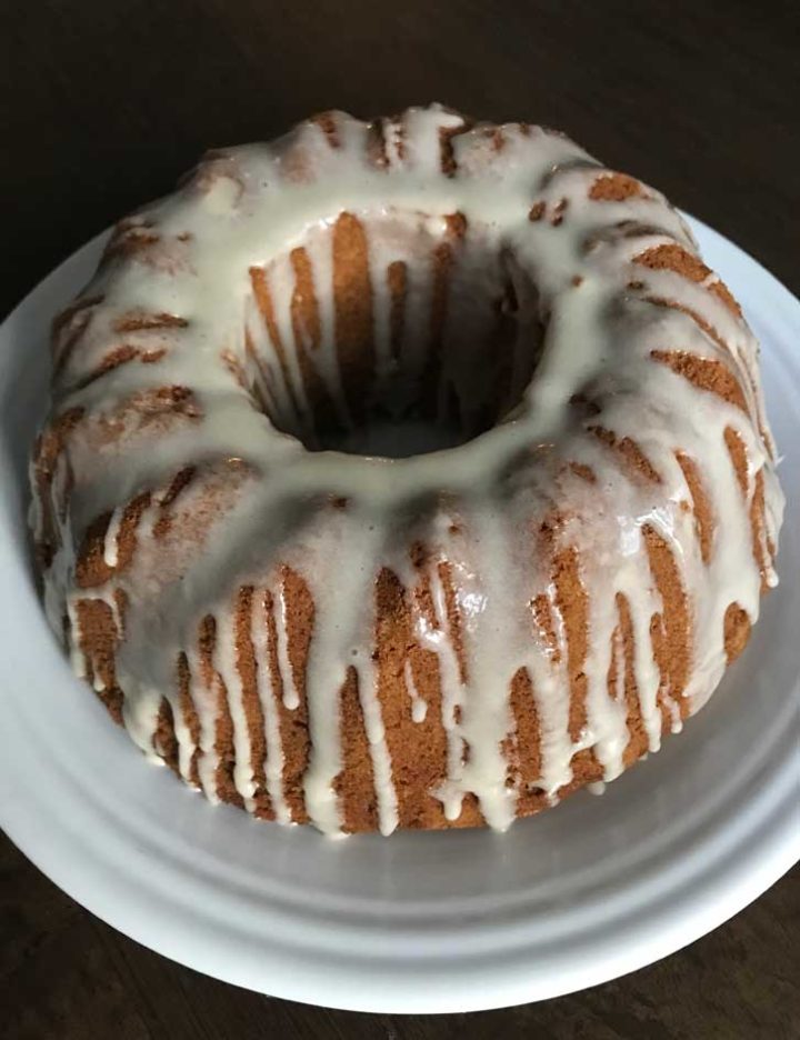 White Chocolate Ribbon Pumpkin Cake - Cookie Madness