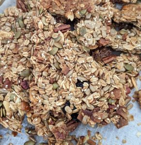 olive oil granola bark