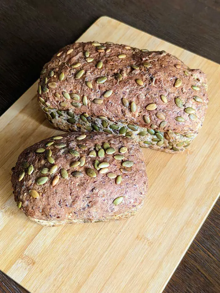 Two loaves of a Marathon Bread clone.