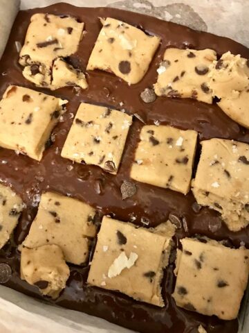 Brownies with Cookie Dough