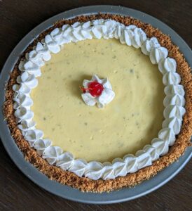 Cream Cheese Key Lime Pie