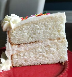 White Cake With Butter