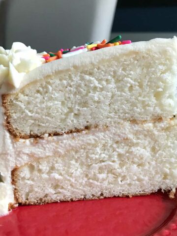 White Cake With Butter