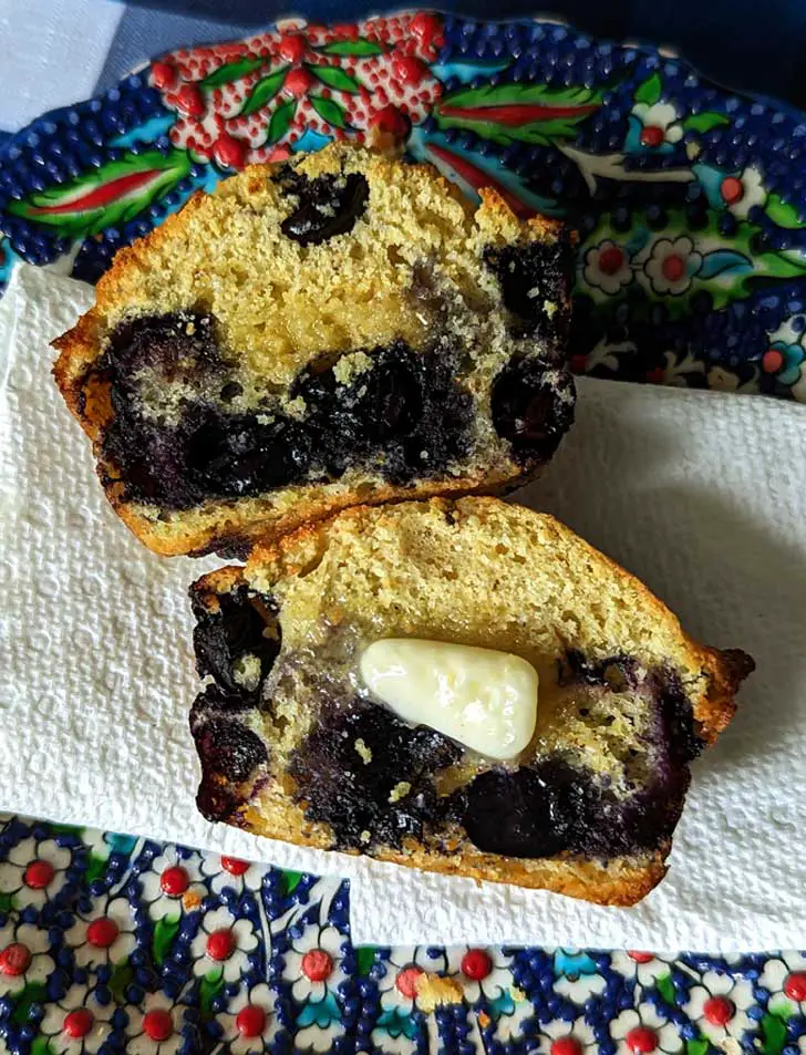 Blueberry Cornbread Muffin