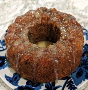 Fig Preserves Cake with Buttermilk Glaze