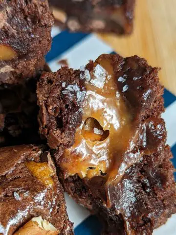 Brownie Mix Caramel Brownies