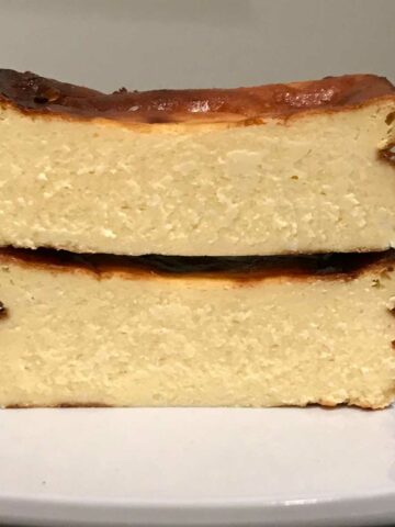 Loaf Pan Basque Burnt Cheesecake