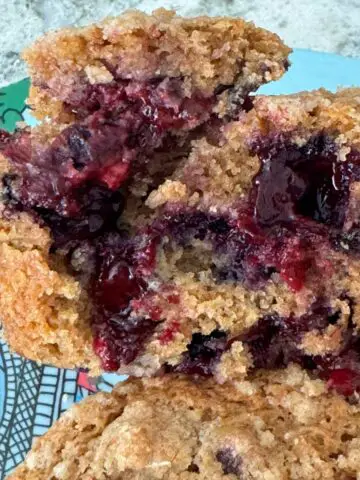 Spelt Flour Blueberry Muffins