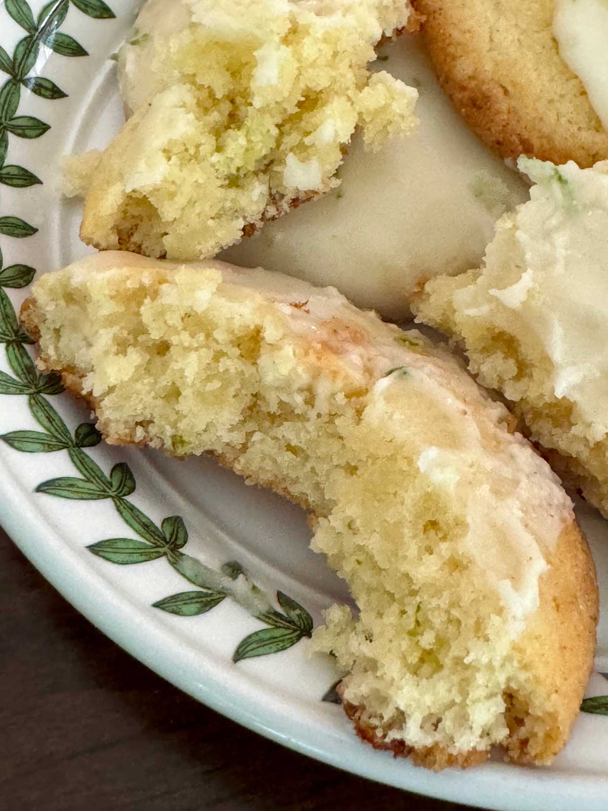 Lime Cookies with Lime Icing