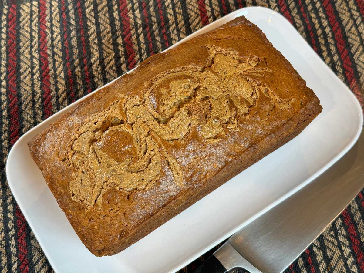 Claire Saffitz Almond Butter Banana Bread Loaf from Dessert Person.