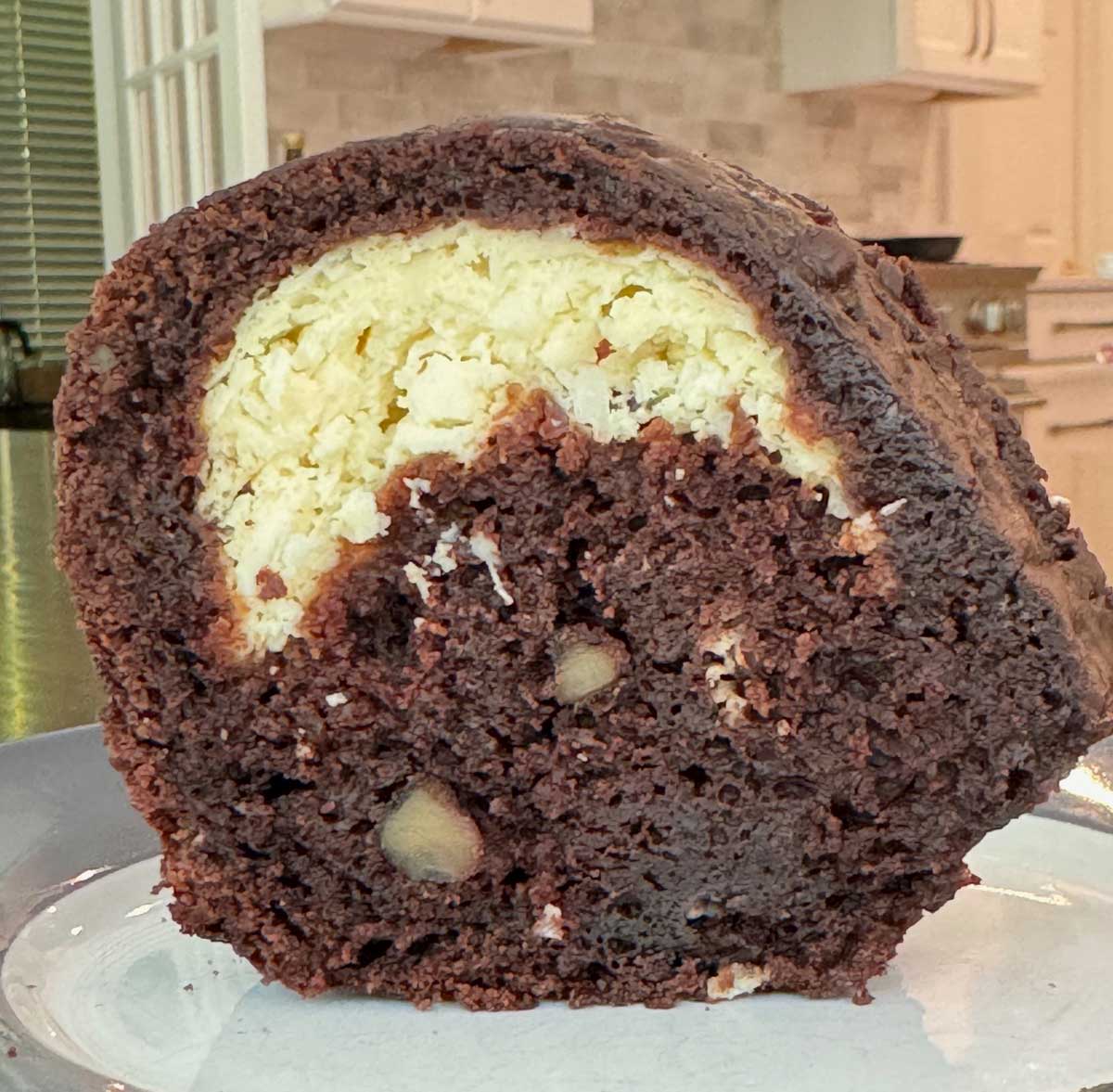 Coconut Filled Chocolate Bundt Cake Recipe from The Pillsbury Bake-Off