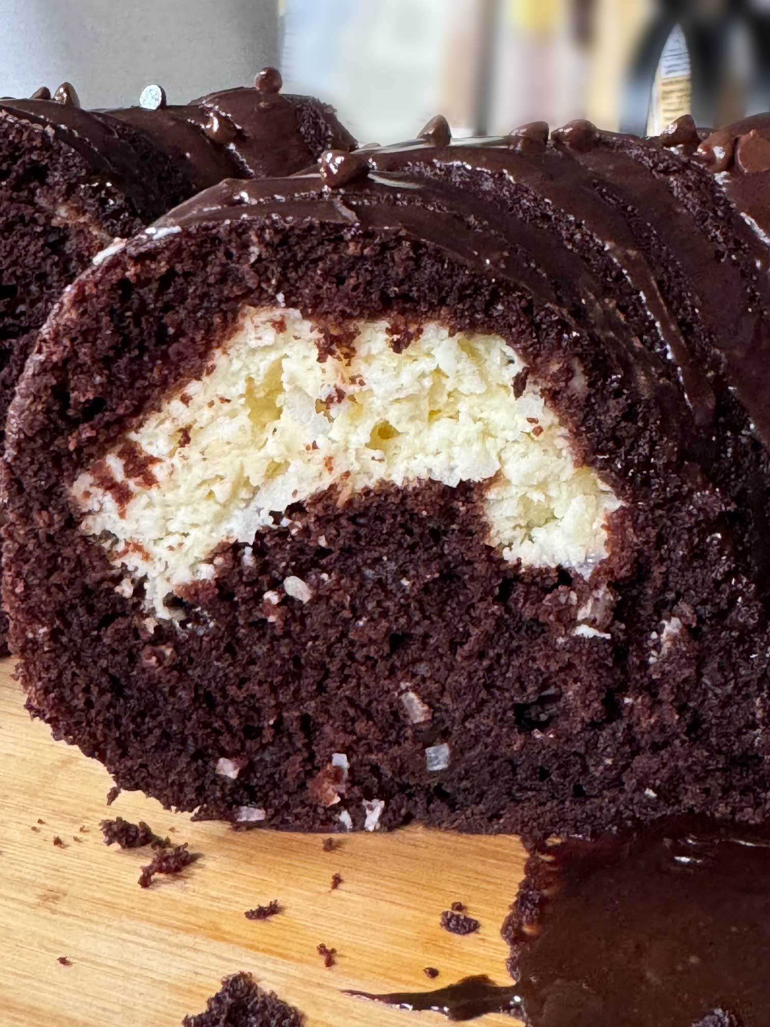 Coconut Ring Cake is a Pillsbury Bake-Off chocolate Bundt cake recipe from 1971