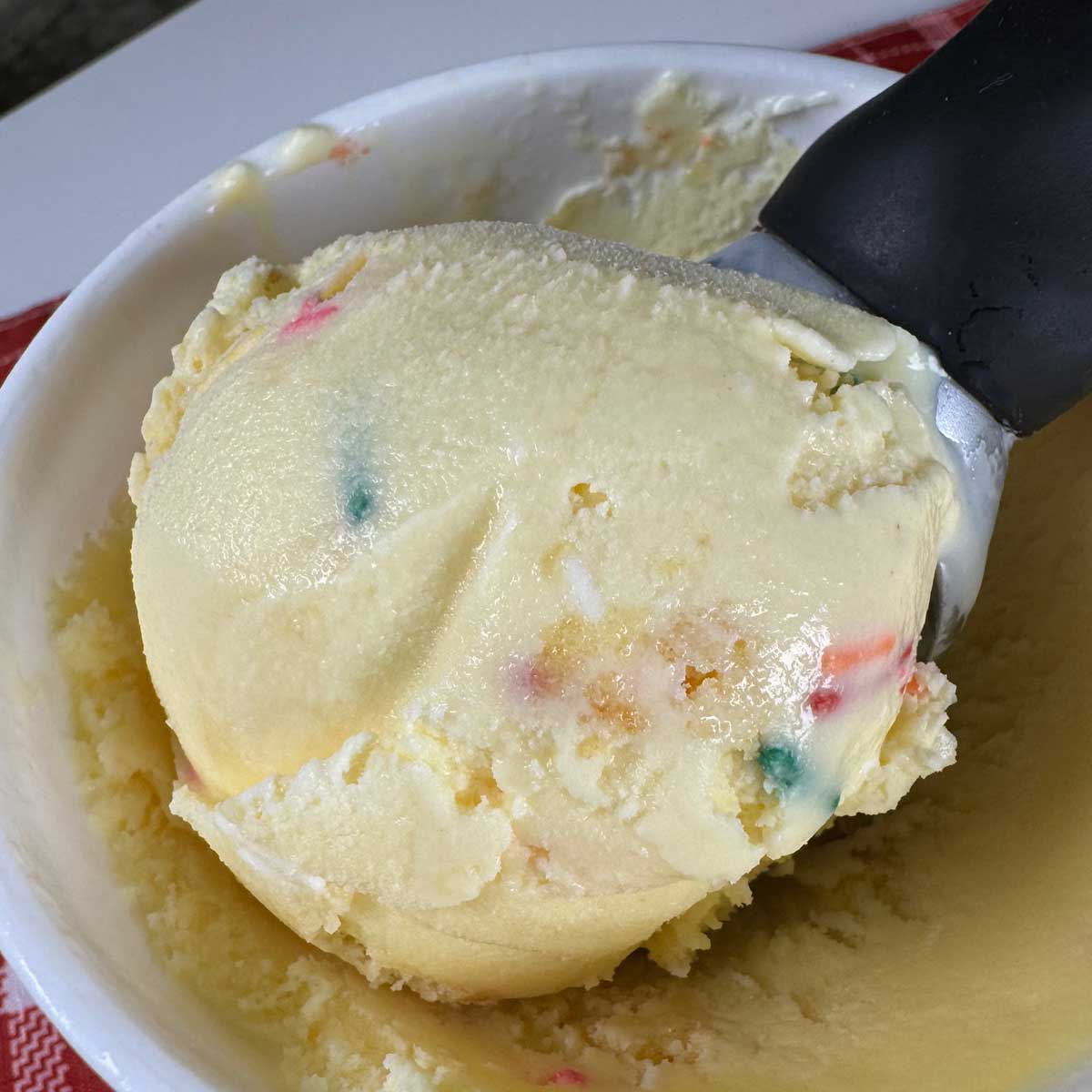 Birthday Cake Yellow Cake Batter Ice Cream