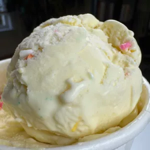 Yellow Birthday Cake Ice Cream