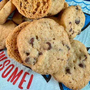 Brown Butter Mini Chocolate Chip Cookies