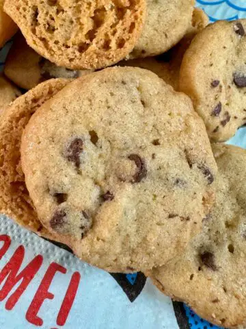 Brown Butter Mini Chocolate Chip Cookies